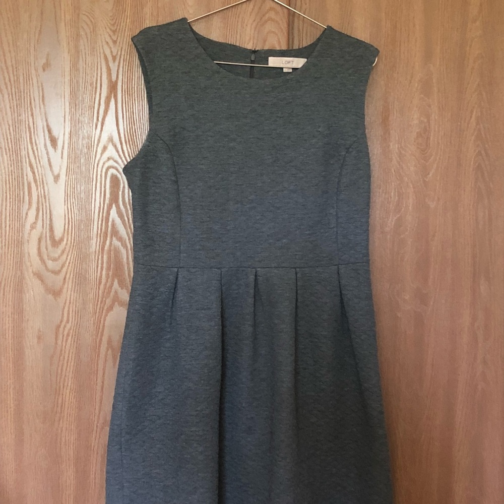Loft Quilted A-Line Dress